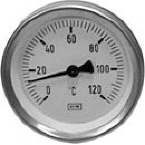Termometrs TAB63/120 plastm. 0 120*C ar atsperi WA