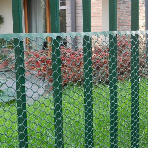 EXAGON   Plastmasas aizsargsiets (hexagonal) zaļš, 1x5m