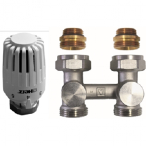 HERZ Radiatora pieslēg. kompl., taisns PROJECT"H" 13766